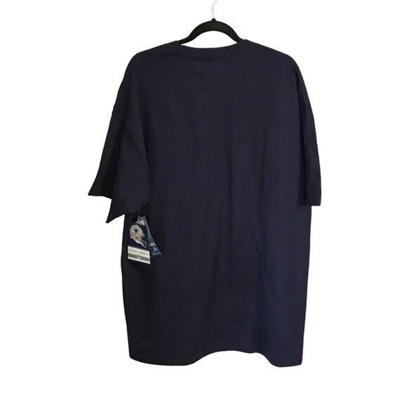 COWBOYS TEAM APPAREL MEN NAVY COTTON CREW NECK SHORT SLEEVE T-SHIRT SIZE X-LARGE - Picture 2 of 6